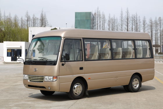 China 19 Sitzer-Leichtlastkraftwagen, hohes Dach-Diesel-Toyota-Pendler-Bus fournisseur