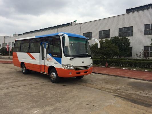 China Des Dieselmotor-Stern-Kleinbus-30 Steuerung Sitzer-Personenwagen-des Bus-LHD fournisseur