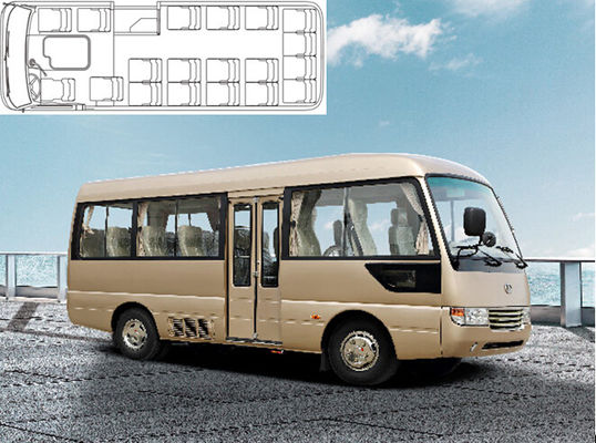 China Des Mudan-Euro-3 Dieselminipassagiervan-Maschinen-Druckluftbremsanlage bus-Luxus-25 auf Lager fournisseur