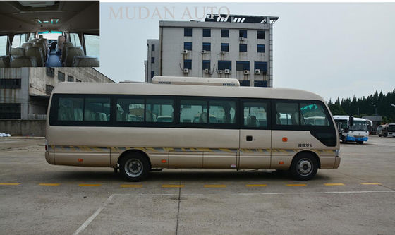 China Goldener Stadtrundfahrt-Bus Mudan, Sitzer-Kleinbus-aufgesetzter Körper des Dieselmotor-25 fournisseur