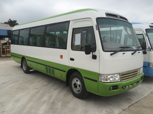 China Neue Farbküstenmotorschiff-Art Sitzer-Kleinbus-lange Achsabstand ABS des Diesel-23 hohes Dach fournisseur