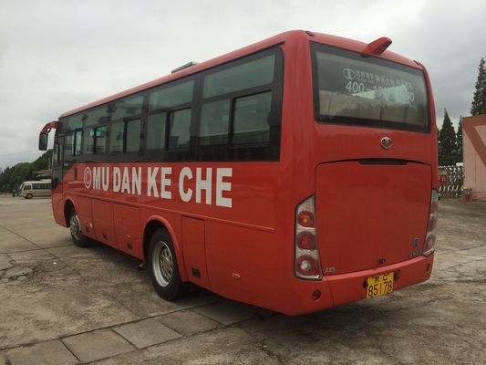 China Langer Hinterachsachsabstand des LHD-Geschäfts-30-Sitze- Kleinbusses Dieselenergieeinsparung fournisseur