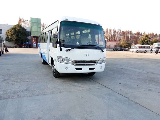 China Weiße und blaue linke/rechte Antriebs-Besichtigungs-Stern-Busse transportieren touristischen Passagier fournisseur