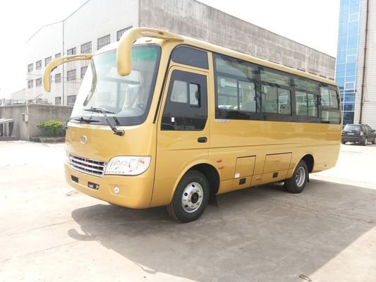 China Sitzer-Kleinbus-/des Innenstadt-Bus-zwei faltende Beifahrertür 3.9L Cummins Engine 20 fournisseur