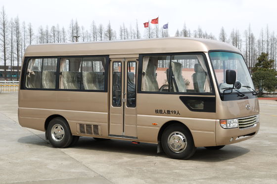 China Toyota reden Rosa-touristisches Minibus-Küstenmotorschifffahrzeug 6m mit Yuchai-Maschine an fournisseur