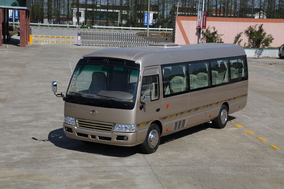 China Bus 7.7M Längen-Toyotas Coaster Van Passenger Mini mit 70L Kraftstofftank fournisseur