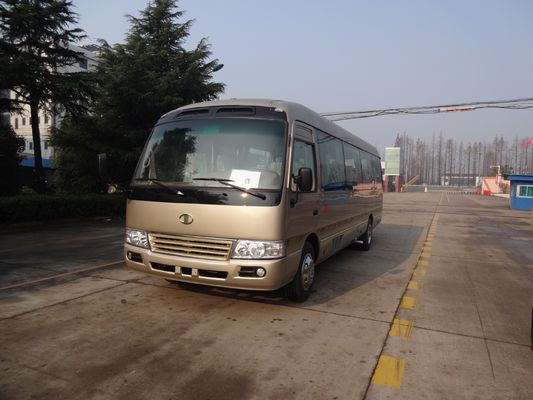 China Dieselsitzer-Kleinbus-breite Körper-Werbungs-Gebrauchsfahrzeuge des Frontmotor-30 fournisseur