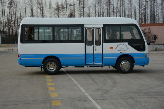 China Maschinen-Personenwagen-Bus-Blattfeder-19 Sitzer-Kleinbus MD6758 ISUZU fournisseur