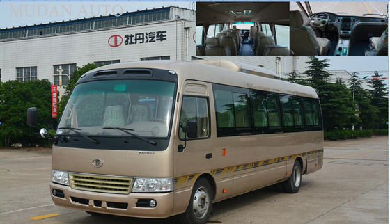China Fahrzeug-Reise-Trainer 30 Passagiervan Mudan Rosa transportiert 7500×2180×2840 fournisseur