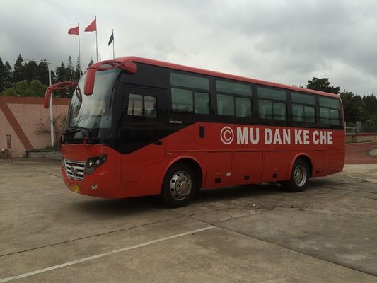 China Passagier-Bus-Besichtigungs-Bus Ower-Lenkshuttle des Treibstoff-3.7L hoher des Dach-30 fournisseur