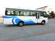 Weiße und blaue linke/rechte Antriebs-Besichtigungs-Stern-Busse transportieren touristischen Passagier fournisseur